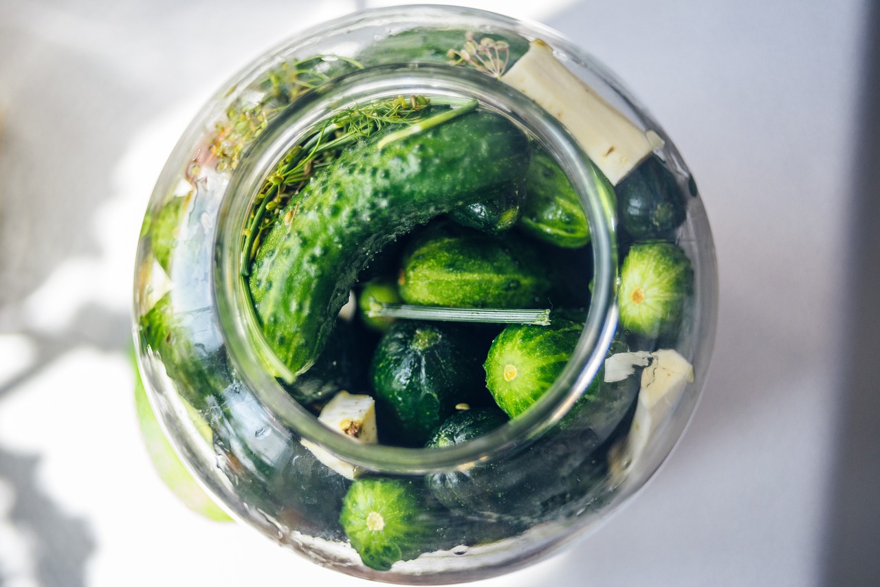 pickled cucumbers