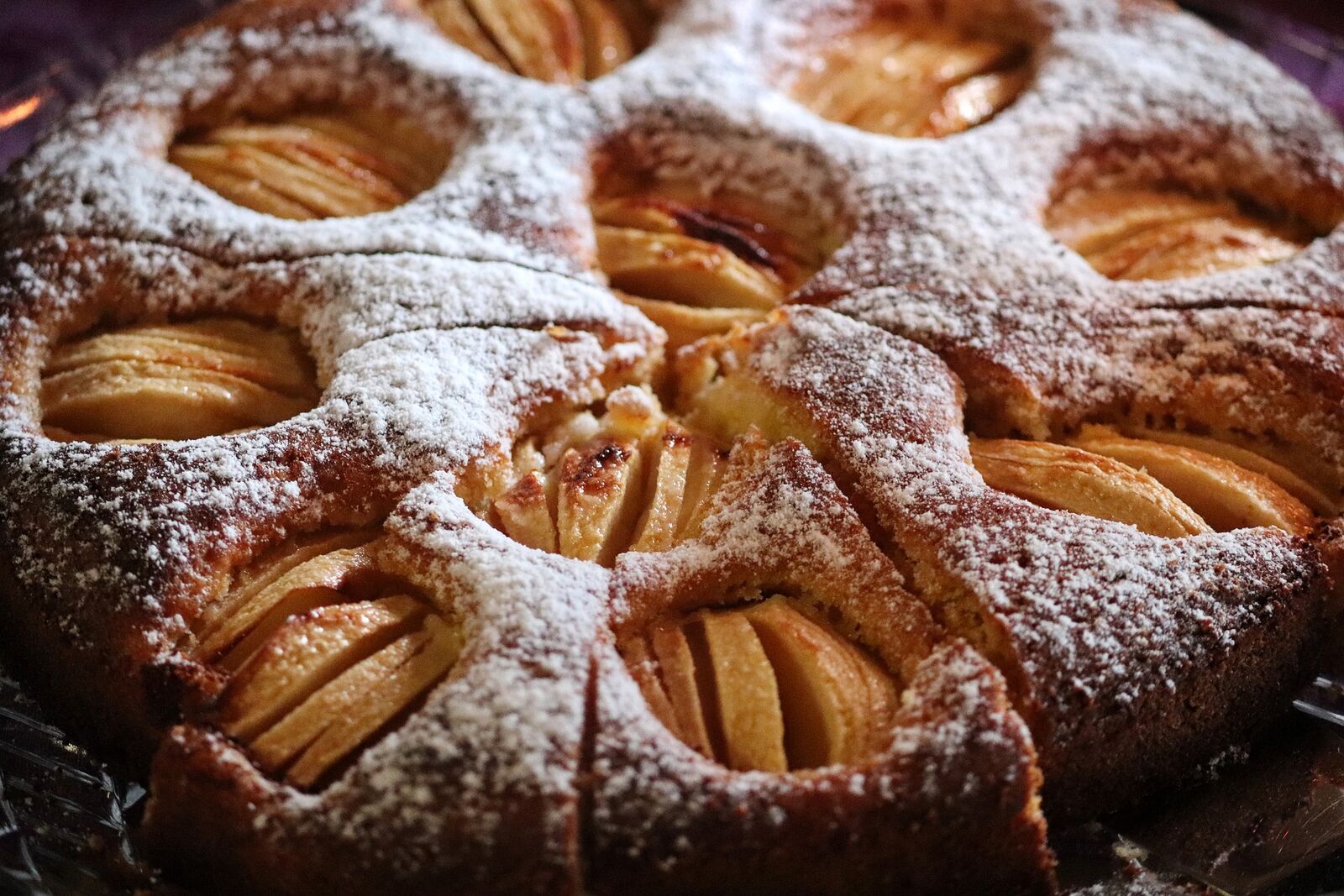 Cake with home-grown fruit