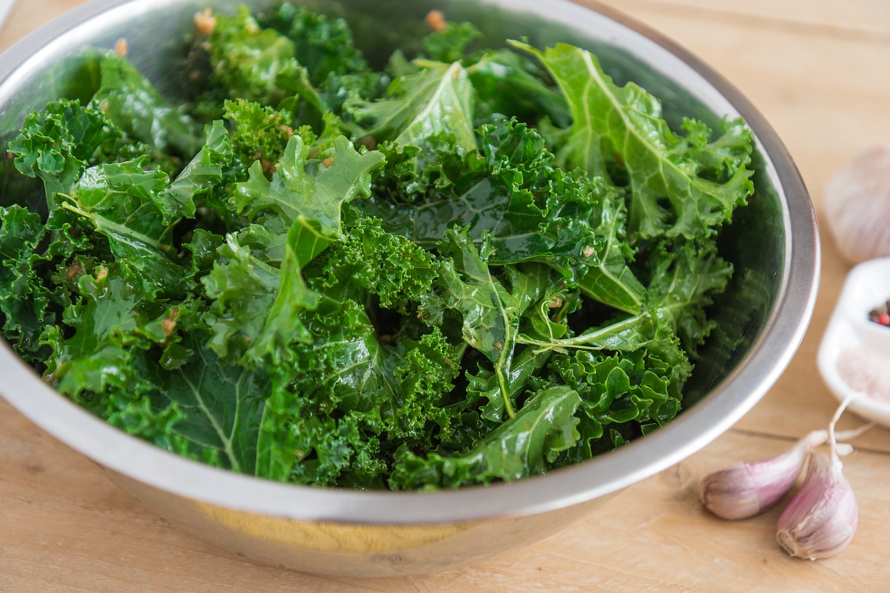 Processing kale