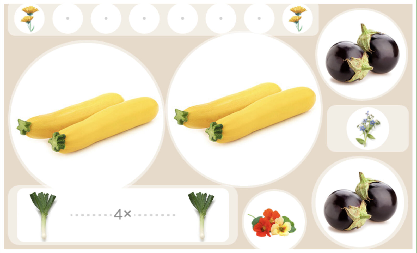 Planting plan for the first year with heavy eaters