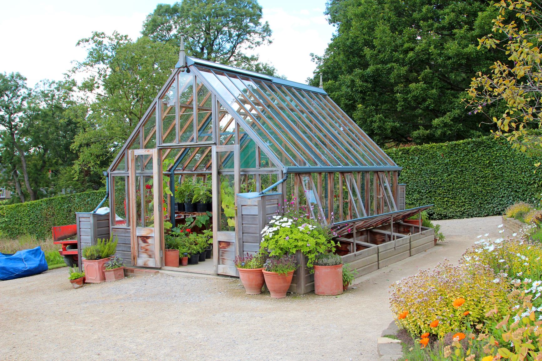 Gewächshaus für den Winteranbau